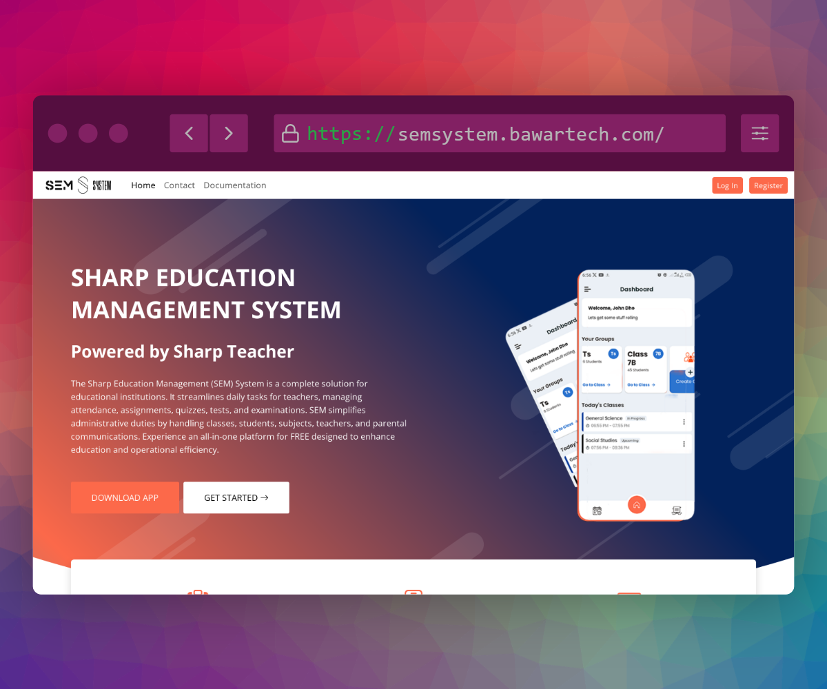 Sharp Education Management System